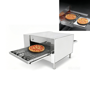 Four à pizza à convoyeur au gaz de 20 pouces en acier inoxydable pour équipement de cuisine de <span class=keywords><strong>restaurant</strong></span> - Product Image 1