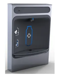 Dispenser air stainless steel, dispenser air dengan sistem filter desktop, dispenser air dudukan permukaan