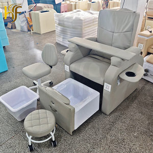 Meubles de salon de <span class=keywords><strong>manucure</strong></span> de beauté de luxe sans tuyau Whirlpool pompe de décharge pied Spa Massage <span class=keywords><strong>manucure</strong></span> pédicure chaise - Product Image 2