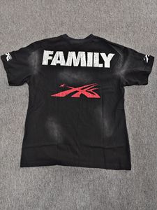 T-shirt Homme Streetwear Américain et Européen Hell Star, Style Rétro Délavé, Marque Tendance, Manches Courtes en Coton - Product Image 3