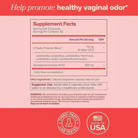 Mélange de prébiotiques et de probiotiques Lactobacillus pour femmes OEM – Équilibre du pH, probiotiques vaginaux pour une flore saine et sans odeurs nocives