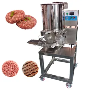 Mesin pembuat Pie daging murah harga rendah mesin Press Hamburger tahan lama Molder Patty Burger listrik