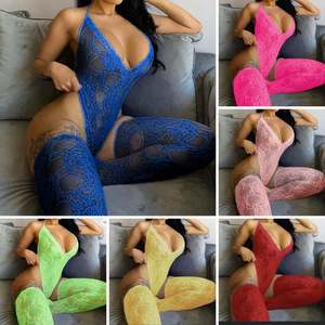 Best Verkopende Diepe V Kant Kousen 2 Stuk Set Dames Sexy Lingerie Vrouw Ondergoed Set Lingerie Vrouwen - Product Image 2