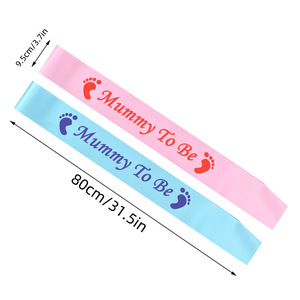 Bébé douche maman papa nouveau-né fête ceinture pour maman à être bébé sexe révéler <span class=keywords><strong>grossesse</strong></span> <span class=keywords><strong>annonce</strong></span> décorations cadeau - Product Image 3