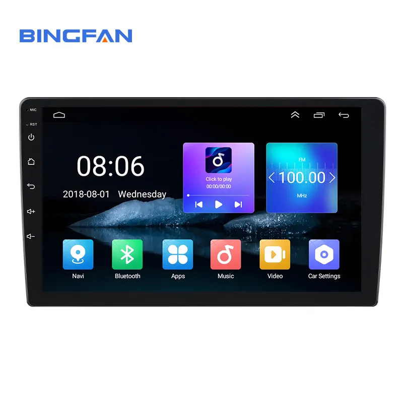 9 pulgadas 2 DIN 1 + 32GB portátil MP5 pantalla estéreo CD Android Carplay Radio coche REPRODUCTOR DE DVD