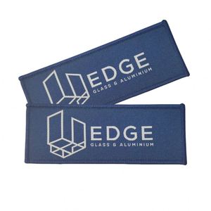 Écussons thermocollants en silicone argenté brillant, gaufrés et tissés, pour équipes de football, avec logo personnalisé, pour chapeaux - Product Image 1