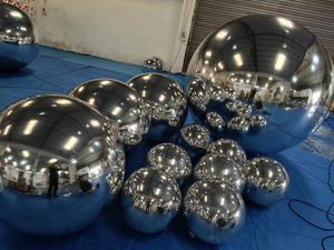 Ballons réfléchissants gonflables en PVC colorés, vente chaude, ballons <span class=keywords><strong>de</strong></span> Noël gonflables, publicité, décoration, ballons miroir géants - Product Image 5