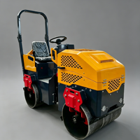 Compacteur routier vibrant à double tambour 30KN, tambour de 53 cm, petit compacteur routier à vendre