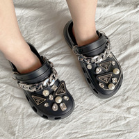 Nouveau Style Fantaisie Bijou Diamant Pierre Sabot Charmes Usine Stock DIY Chaussure Décoration Accessoires Boucle En Métal Chaussure Charmes