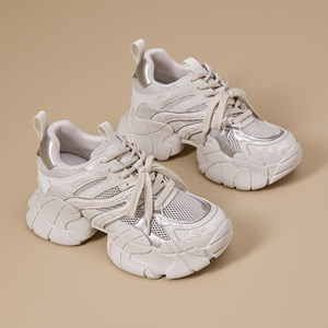 Baskets Chunky à Semelle Épaisse pour Femmes – Nouveautés Printemps-Été 2026 – Tendance, Respirantes en Maille, Décontractées - Product Image 5