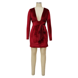 Sconto prezzo di vendita abiti <span class=keywords><strong>da</strong></span> <span class=keywords><strong>sera</strong></span> formali <span class=keywords><strong>da</strong></span> <span class=keywords><strong>sera</strong></span> abito <span class=keywords><strong>da</strong></span> donna in velluto scamosciato a <span class=keywords><strong>maniche</strong></span> lunghe - Product Image 2
