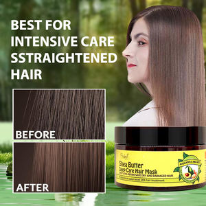 Masque capillaire réparateur profond à l'huile d'<span class=keywords><strong>avocat</strong></span> et <span class=keywords><strong>de</strong></span> noix <span class=keywords><strong>de</strong></span> coco naturelle 500 ml, adapté aux cheveux secs et abîmés, laisse les cheveux lisses et nourris - Product Image 6