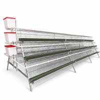 Nouvelle cage de transport multifonctionnelle BeYou pour poulets, galvanisée à froid, pour ferme de type A, capacité 120 poulets pondeuses