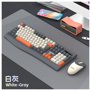 Leikui R903 Ensemble clavier et souris filaires, conception ergonomique pour le bureau et la maison - Product Image 5