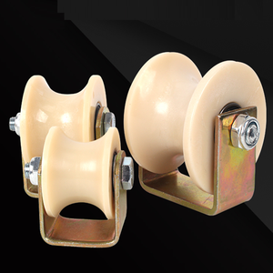 Metalen Beugel Katrol Nylon Plastic U Groove Katrol Roller Nylon Katrol Wiel Met Ronde Buis Schuiven Geleiderail - Product Image 1