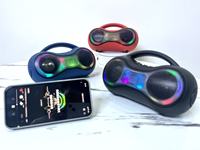 Boombox-Stil BT 5.3 Lautsprecher 8W RGB-Lichter TF USB FM Tragbares Audio-Gerät mit Tragegriff für Outdoor OEM ODM
