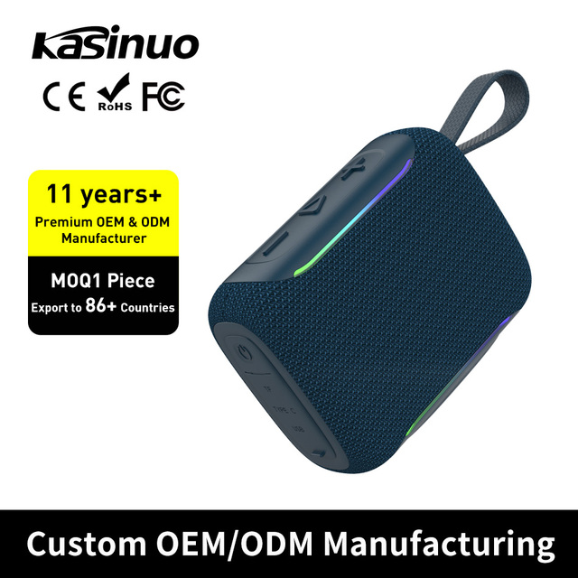 OEM Custom Mini Portable Outdoor Speaker Waterproof Design for Camping Picnic Outdoor Entertainment