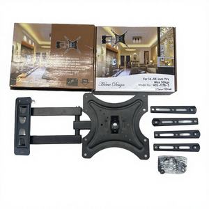 Support mural TV réglable en gros pour écrans de 10 à 42 pouces, <span class=keywords><strong>VESA</strong></span> 200x200mm, support TV à mouvement complet - Product Image 3