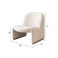 Meubles de maison minimalistes modernes, canapé simple, chaises de salle à manger pour restaurant, réception décontractée, négociation créative pour appartement