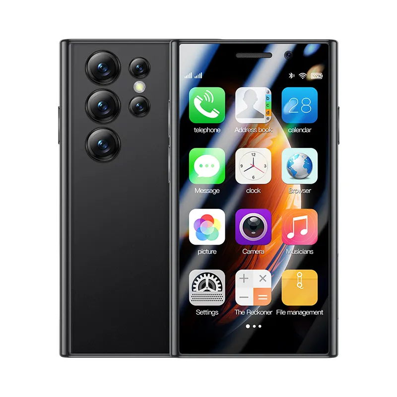 Telefon mit Doppel-SIM-Karte 3 Zoll TFT HD Touchscreen 4G Mini-Smartphone unterstützt WLAN GPRS Gesichtserkennung 2/16 GB Mobiltelefone