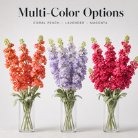 Fleurs artificielles au toucher réel Joho Delphinium, bouquet à longue tige de 82 cm, décoration d'intérieur, remplisseurs de vase, vente en gros, fournisseur OEM ODM en vrac