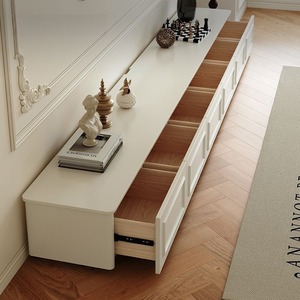 Mobile TV di Lusso in Stile Vintage Francese, Supporto TV Minimalista Europeo da Terra, Nuovo Mobile per <span class=keywords><strong>Soggiorno</strong></span> in <span class=keywords><strong>Legno</strong></span> <span class=keywords><strong>Massello</strong></span> - Product Image 5