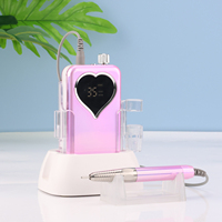 Utilisation incroyable! Machine à ongles portable haute puissance 85W avec moteur sans balais 35K tr/min, polisseuse à ongles, outil de beauté pour usage en salon