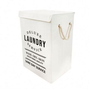 Modern Bathroom Foldable Non-Woven Fabric Hollow Storage <b>Box</b> Dirty Clothes Basket - Product Image 3