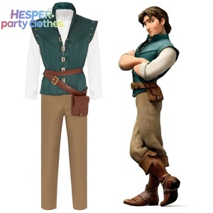 Costumes de cosplay HESPER Flynn Rider et Rapunzel Prince Charmant Enchanté pour Halloween, déguisement de personnage de film et de série TV - Product Image 1