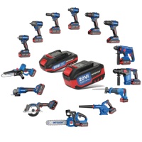 Kit de scie plongeante sans fil sans balais de haute qualité avec rail de guidage pour le travail du bois