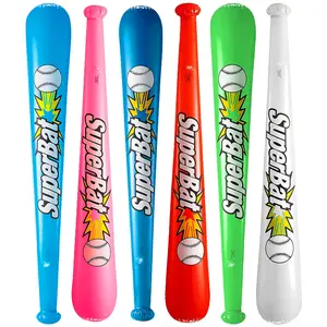 Venta al por mayor PVC niños juguetes palo inflable 83cm bate de béisbol inflable para la promoción