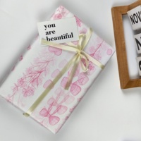 Papier de soie cadeau personnalisé avec logo, jetable, vierge, écologique, recyclable, cireux, aseptique, imperméable, anti-bouclage, anti-graisse, antistatique