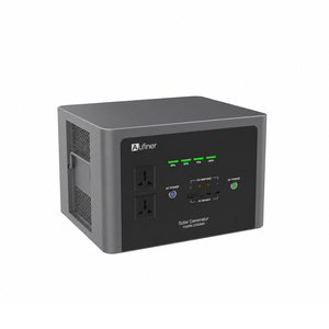 Générateur solaire portable Aufiner 1000W 2000Wh, batterie LiFePO4, onduleur à onde sinusoïdale pure, station d'alimentation solaire pour ordinateur portable, téléphones mobiles, téléviseur - Product Image 2