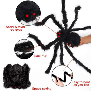 Telaraña <span class=keywords><strong>de</strong></span> <span class=keywords><strong>Halloween</strong></span> <span class=keywords><strong>de</strong></span> 200 Pulgadas + <span class=keywords><strong>Araña</strong></span> <span class=keywords><strong>de</strong></span> 59 Pulgadas con Telaraña Triangular Gigante <span class=keywords><strong>para</strong></span> Decoraciones <span class=keywords><strong>de</strong></span> <span class=keywords><strong>Halloween</strong></span> en Interiores y Exteriores, Jardín y Hogar - Product Image 3