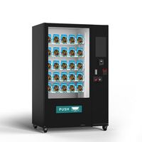 Máquina expendedora automática de comida para perros y mascotas, máquina expendedora de comida para gatos con pantalla táctil en centro comercial con pago con tarjeta de crédito