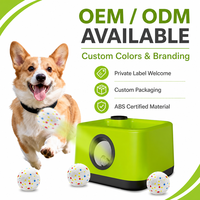 Jouet interactif pour chien, lanceur automatique de balles pour chien rechargeable par USB, jouet de chasse pour animaux de compagnie, distance réglable, mode manuel et automatique pour l'extérieur