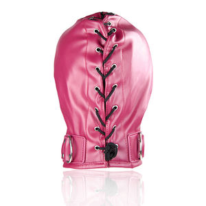 <span class=keywords><strong>Giochi</strong></span> per Adulti Giocattoli Erotici Maschili Maschera Bondage Rosa Shocking con 3 Fori per Coppie - Product Image 4