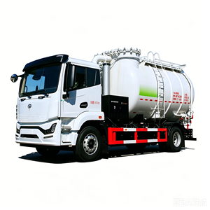 รถบรรทุกสุญญากาศไฟฟ้าเสียงเบา 15 ลูกบาศก์เมตร รถดูดและขนส่งผงกำลังสูง - Product Image 1