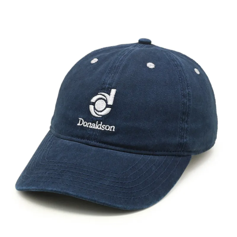 Chapéu clássico de roupa, chapéu de pai com logo personalizado, baixo perfil, estruturado, macio, lavado