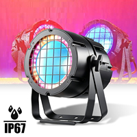 Projecteur de scène 300W à effet blinder, ton doré, RGBWL 5-en-1, avec fonctions stroboscopique et de gradation, pour DJ, discothèque, soirée, club, professionnel, vente en gros