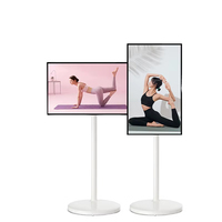 Pantalla Táctil Inteligente Portátil con Altura Ajustable para Uso en Centros Comerciales y Tiendas Minoristas