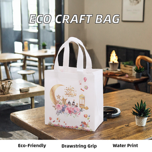 Bolsa de Compras de Tela No Tejida Biodegradable de Alta Calidad con Asa de Cordón para Envío de Velas, Logotipo Personalizado de Marca, Artesanías al por Mayor - Product Image 2