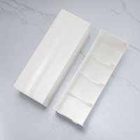 Boîte à lentilles combinées en plastique à prix super bas d'usine mallette de rangement pour lunettes optiques en stock tiroirs à lentilles flexibles
