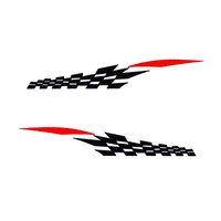 Décalcomanies de style de voiture, accessoires automobiles, décoration imperméable, autocollants en vinyle, autocollant de carrosserie de voiture pour toutes les voitures, offre spéciale, 2 pièces