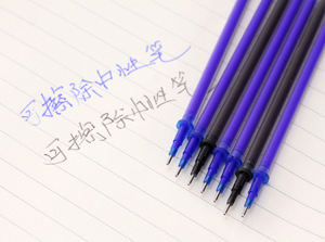 Recambio de Bolígrafo de Gel de Plástico con Punta de Aguja de 0.5mm, Azul y Negro, Borrable y Resistente al Calor, en Empaque a Granel para Estudiantes y Uso en Oficina - Product Image 5