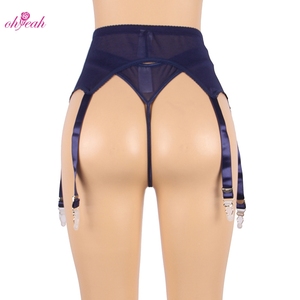 XL/3XL/5XL Ropa interior femenina de tamaño Queen personalizada Conjunto de dos piezas Lencería sexy para mujer y liguero con Tirantes ajustables Elas - Product Image 6