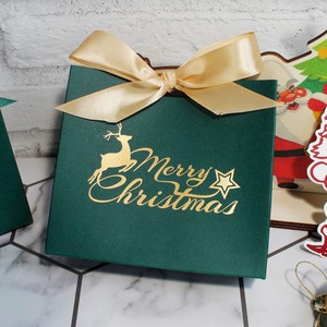 ถุงกระดาษพิมพ์ลายโลโก้ฟอยล์ทอง ถุงใส่ขนม ถุงใส่เครื่องประดับ ถุงช้อปปิ้ง ถุงของขวัญขนาดเล็ก สำหรับเทศกาลคริสต์มาส - Product Image 2