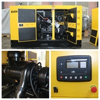 Groupe électrogène diesel silencieux Cummins 6CTA8.3-G2 de 120 kW 150 kVA, triphasé, avec capot insonorisé, démarrage à distance, prix usine