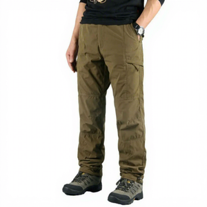 Pantalones Cargo Tácticos de Pana Duraderos de Alta Calidad, Pantalones Unisex Transpirables y Cómodos con Múltiples Bolsillos para Actividades al Aire Libre - Product Image 1