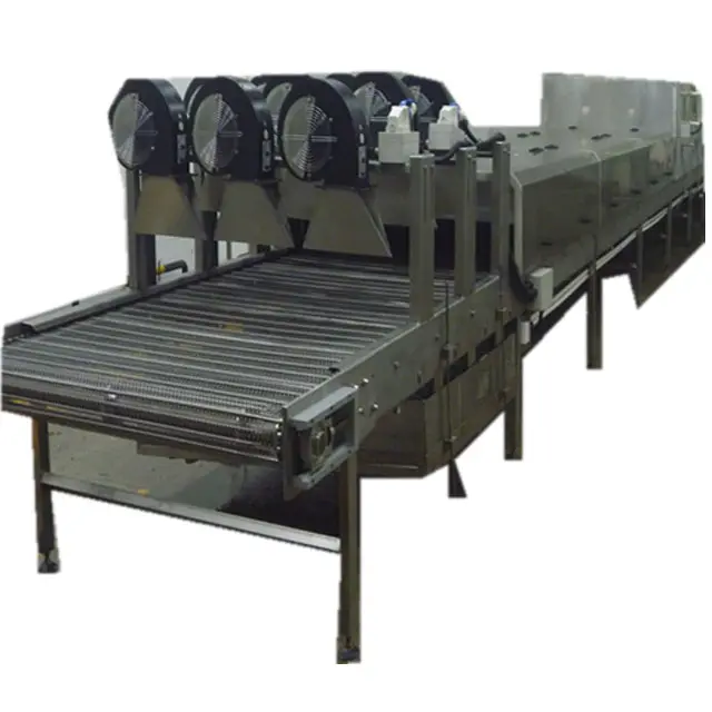 Customized Stainless Steel High Performance Industry Process Cooling Tunnel Equipment